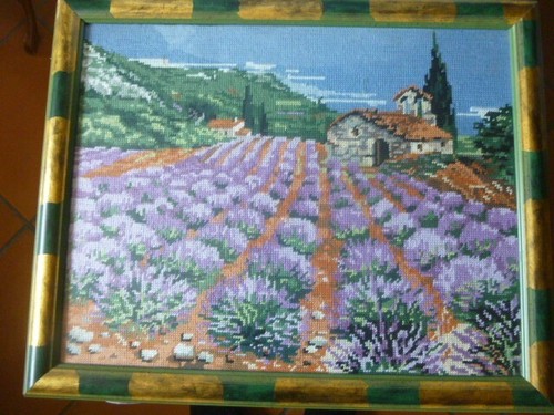 Tapisserie canevas champ - champ, de