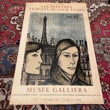 BUFFET affiche Les peintres