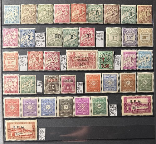 Timbres algerie française - timbres,