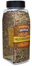 Dried Mushroom Kibble by Its Delish, 8 Oz Large Jar | Dark Chilean Dehydrated
