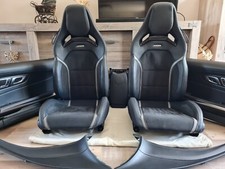 Sieges performance recaro AMG GT Coupé cuir alcantara couture argent avec Airbag