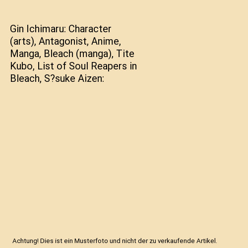 Gin ichimaru character - gin, ichimaru: