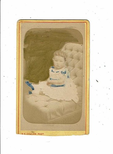 Photographie cdv bébé - cdv,