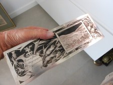 superbe boite à gants école de Nancy,art nouveau, chardons et devise,25x8,5xH5cm