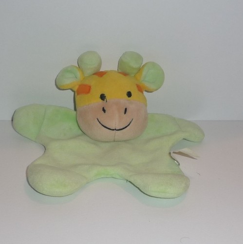 Doudou girafe vert baudet - girafe,