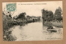 ancienne carte postale CPA Cesson-Sévigné La Vlaine à Cesson environs de Rennes