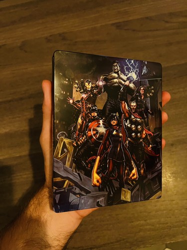 Steelbook ps4 marvel avengers - steelbook,