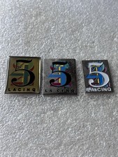 Lot 3 X pin's La 5 Cinq Différents Logo Chaîne Tv Tele Télévision