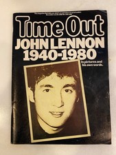 Rare revue TIME OUT JOHN LENNON THE BEATLES en Anglais 1980