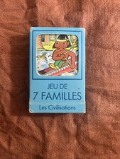 Jeu De Cartes 7 Familles Les Civilisations  Très bon État
