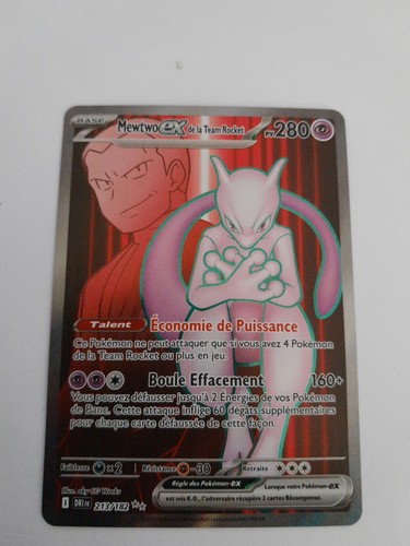 Carte pokémon mewtwo - ex, fa