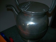 Cruche à lait en étain, DUMAS à NIMES,art populaire,objet ancien,19 e