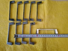 Poignée de meuble cuisine ancien x 10 chromé date des année 80