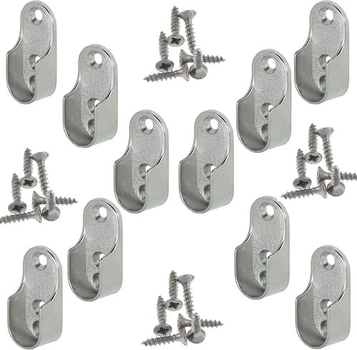 10x support tube penderie - support, de
