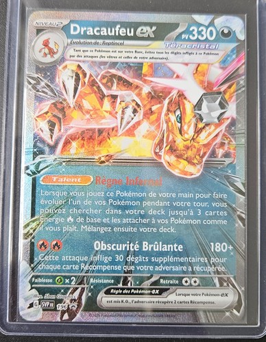 Carte pokémon dracaufeu - dracaufeu, ex
