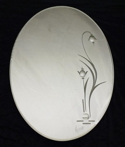 Miroir moderniste signé guy - miroir,