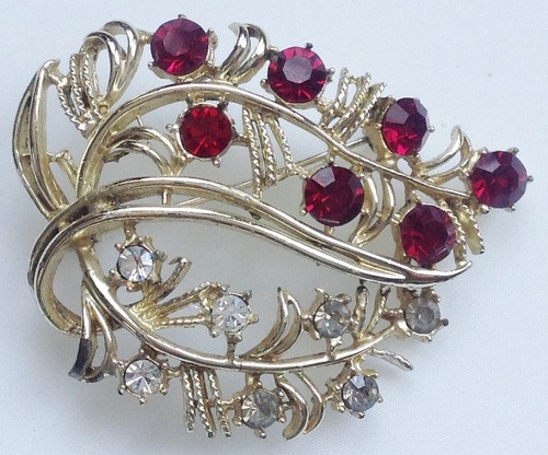 Grande broche vintage - vintage, couleur