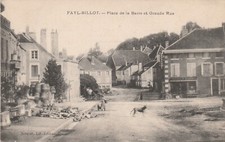 CPA 52 FAYL BILLOT Place de la Barre et Grande Rue