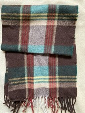 Echarpe à carreaux en en pure