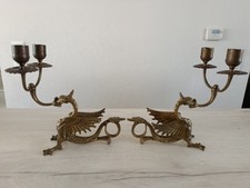 Bougeoirs paire anciens