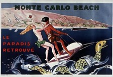 AFFICHE POSTER. Monte Carlo