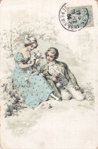 Illustree couple elegant - cp,