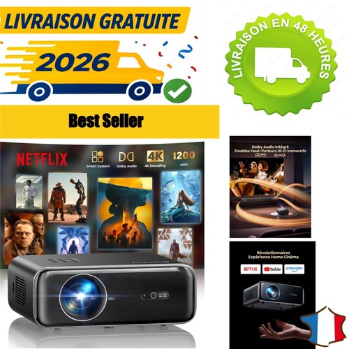 Vidéoprojecteur wimius p62 - vidéoprojecteur,