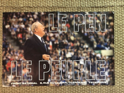 Affiche front national - fn,