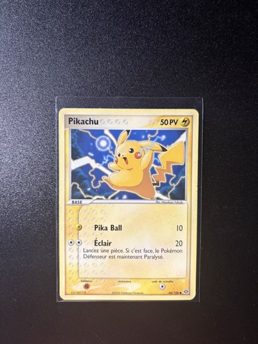 Pokémon jcc pikachu - pokémon, carte