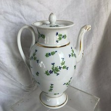 VERSEUSE DECOR BARBEAU PORCELAINE DE PARIS 19 EME SIECLE 