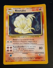 Ninetales Base Set 12/102 (Holo Rare, Italian, lightly played)