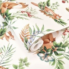 Papier Peint Amis De La Forêt Crème / Multi Holden 14123 Papier Peint Décoratif