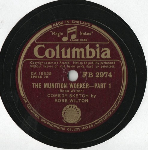 Ww2 robb wilton music hall - wilton,