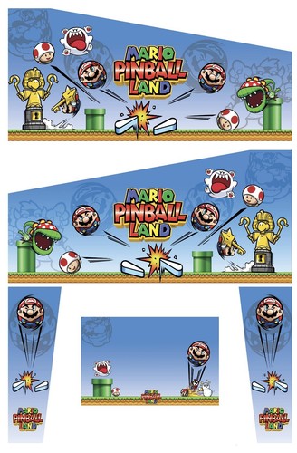 Stickers mario pinball - stickers, land