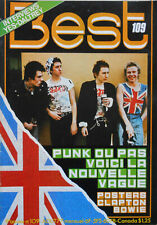 BEST Numéro  109 Aout 1977 SEX PISTOLS