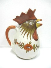 Pichet, Broc en faïence décoratif : " Coq "