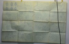 ANCIEN PATRON TAPISSERIE POINT DE CROIX CANEVAS MODE ET TRAVAUX 60 TOILE DE JOUY