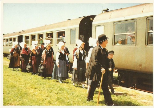 Cpa train touristique - train, du