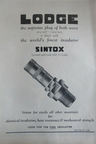 1945 pub lodge plug - plug, sintox
