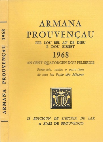 Armana prouvençau 1968 per - armana,