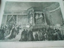 Gravure 1863 - Le Clergé de