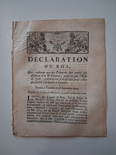 Numismatique poinçons - numismatique,