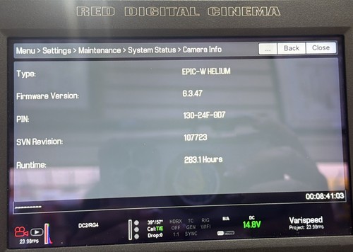 Red digital epic s35 - digital, 8k