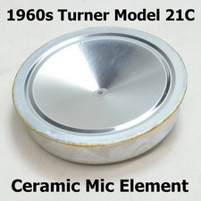 [C] Turner Modèle 21C NOS Microphone Céramique Années 60 Vintage Microphone...