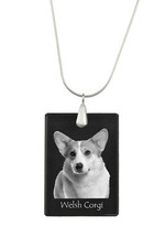 Pembroke Welsh Corgi collier en cristal avec chien Art-Dog