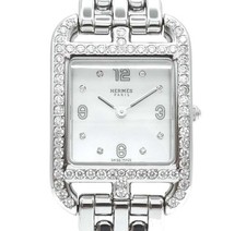 Hermes Montre en acier avec