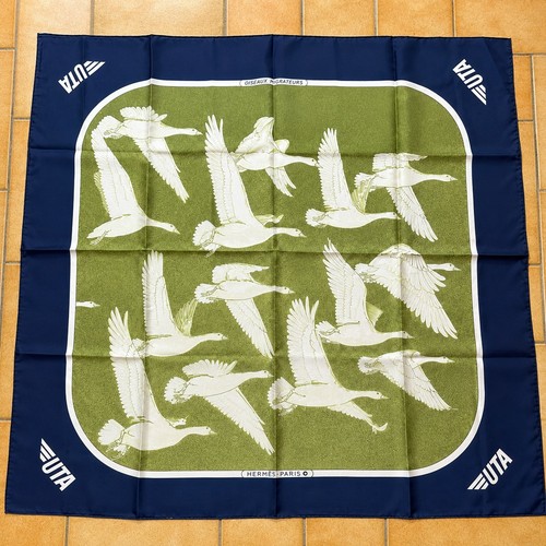 Foulard hermes carré oiseaux - foulard,