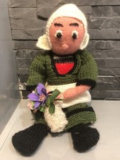 Peluche poupée vintage