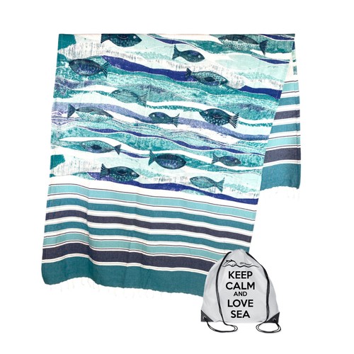 Serviette plage fouta - de,