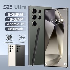 Smartphone S25 Ultra 5G portable débloqué Android15 7,0 pouces 256 Go double SIM